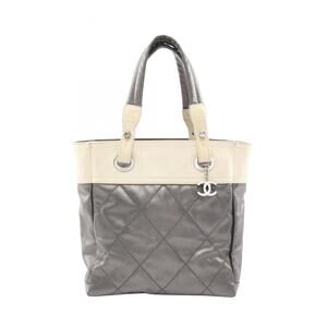 CHANEL Paris-Biarritz PM Tote Bag, Coated Canvas and Leather, Women's, Brown ...